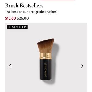 Laura Geller Gold and Black Kabuki Brush
